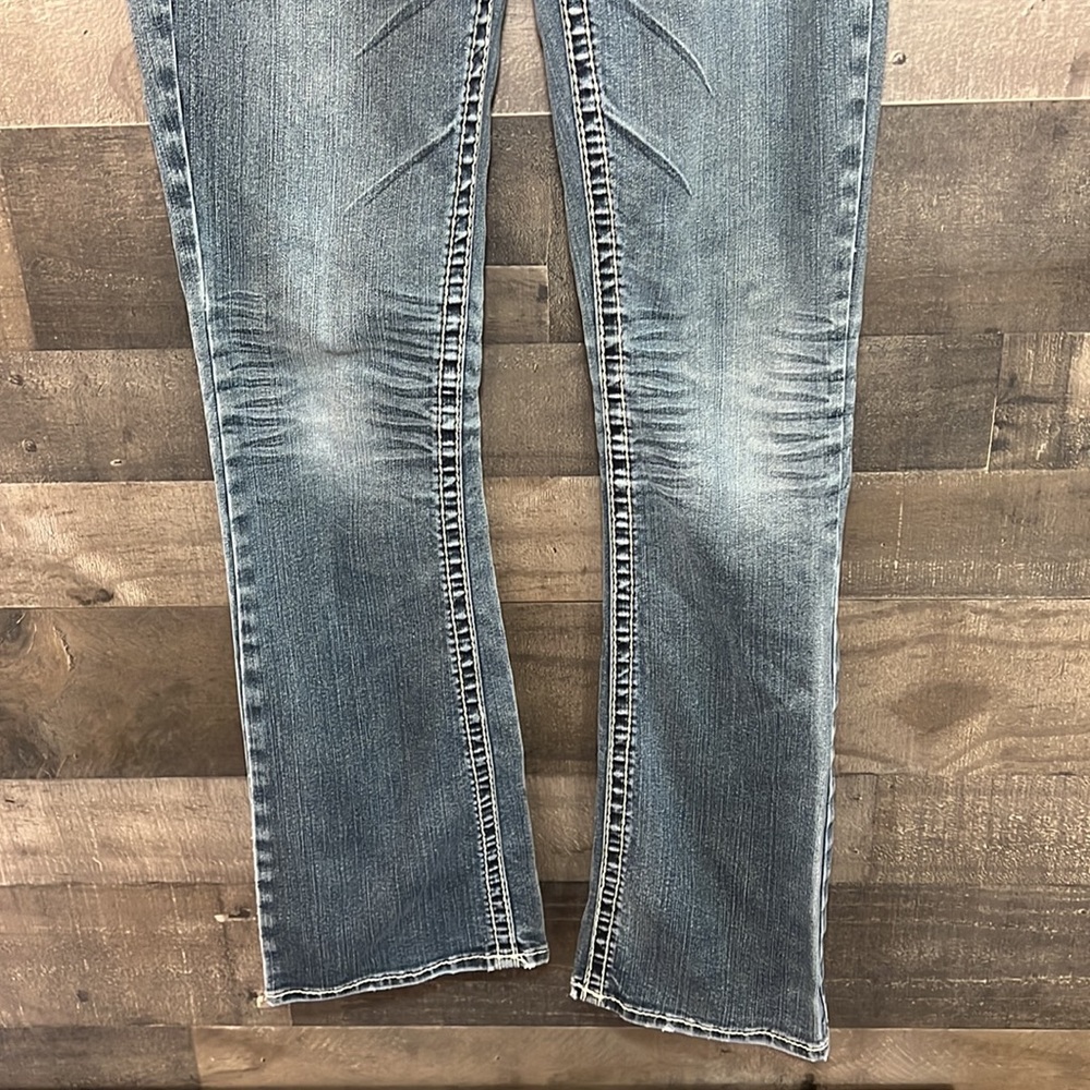 Aiko Bootcut Silver Jeans - Picture 3 of 8